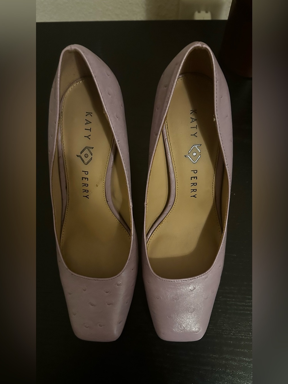 Katy Perry Collections Lilac Square-Toe Pumps